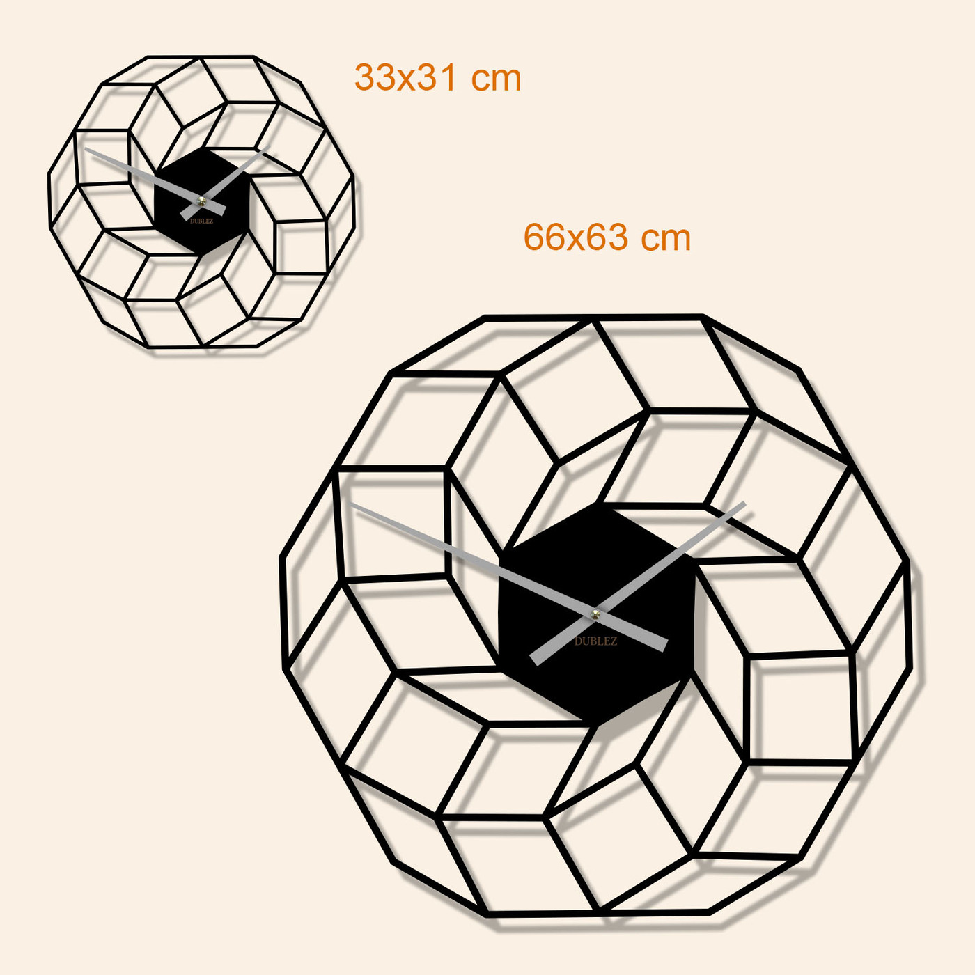 Large Modern Wall Clock - Vortexa