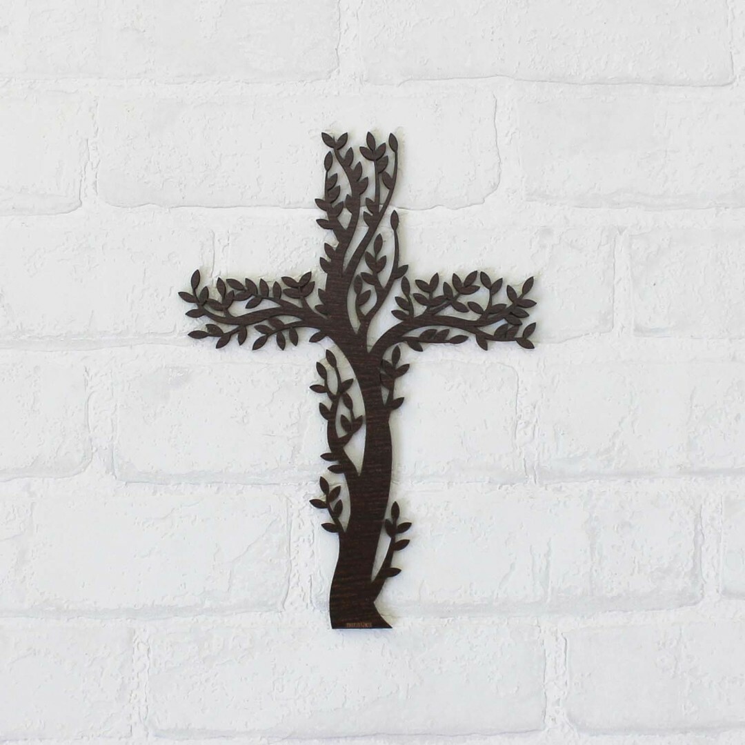 Wooden Cross on the Wall | Wenge