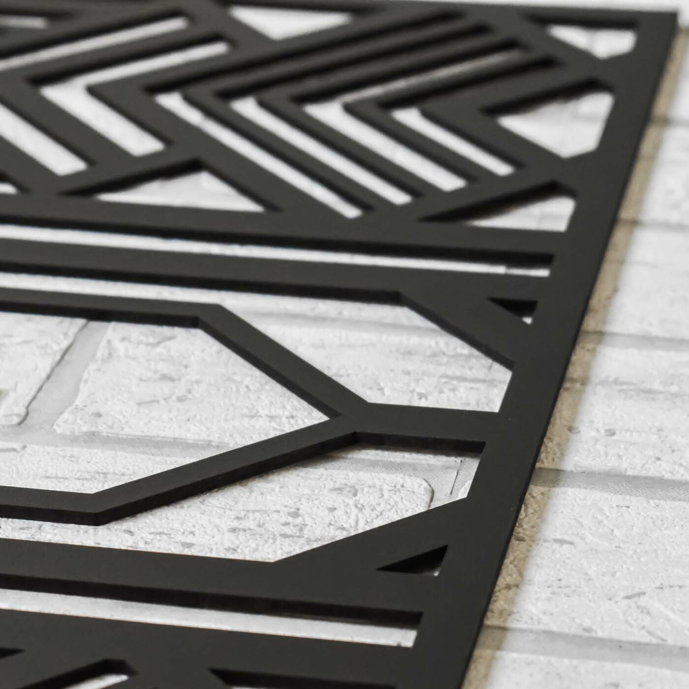 3D Abstract Panel - Exodus | Black