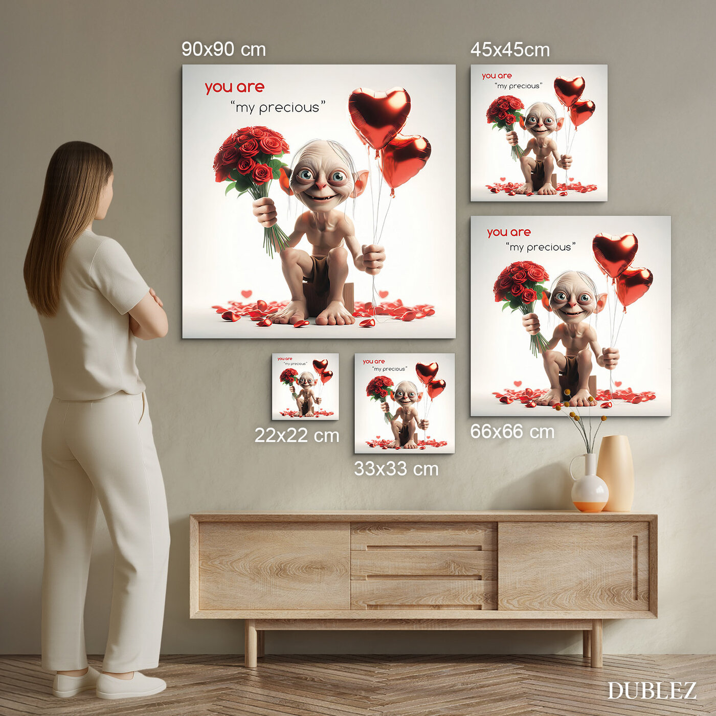 Wooden Wall Art - The Lord of the Rings - Gollum