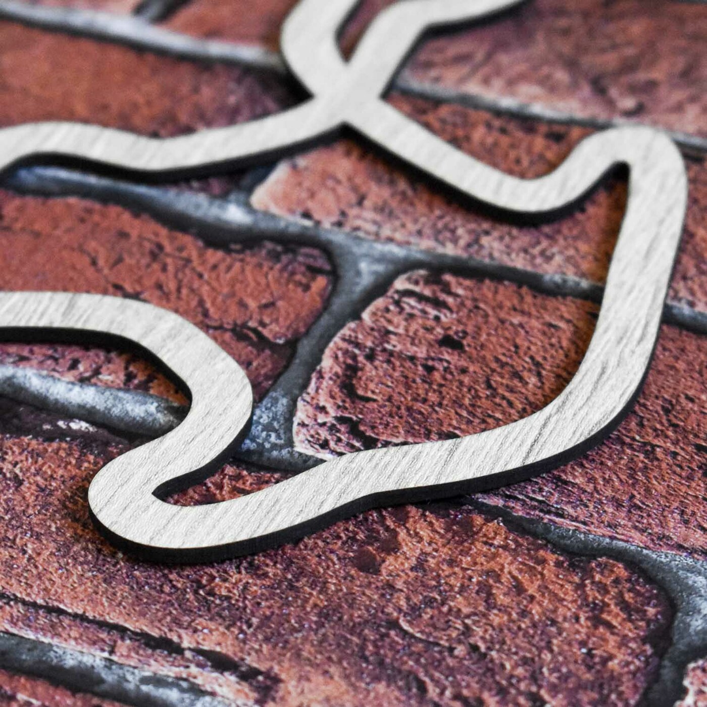 Minimalista fa világtérkép | Sonoma Tölgy