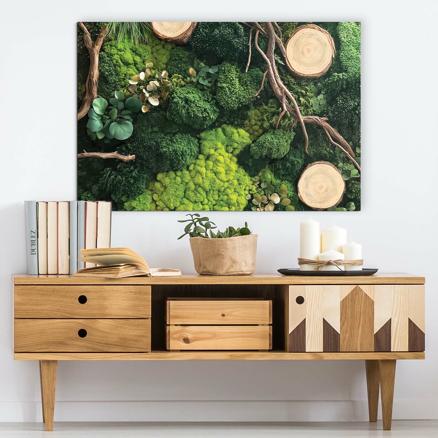 Green Wall Art - Oasis of Moss