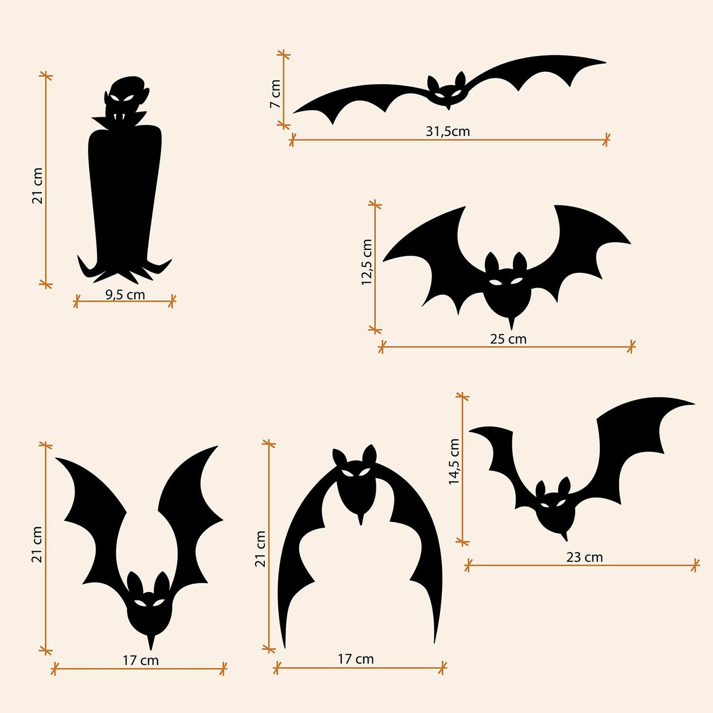 Spooky Halloween Decorations - Bats