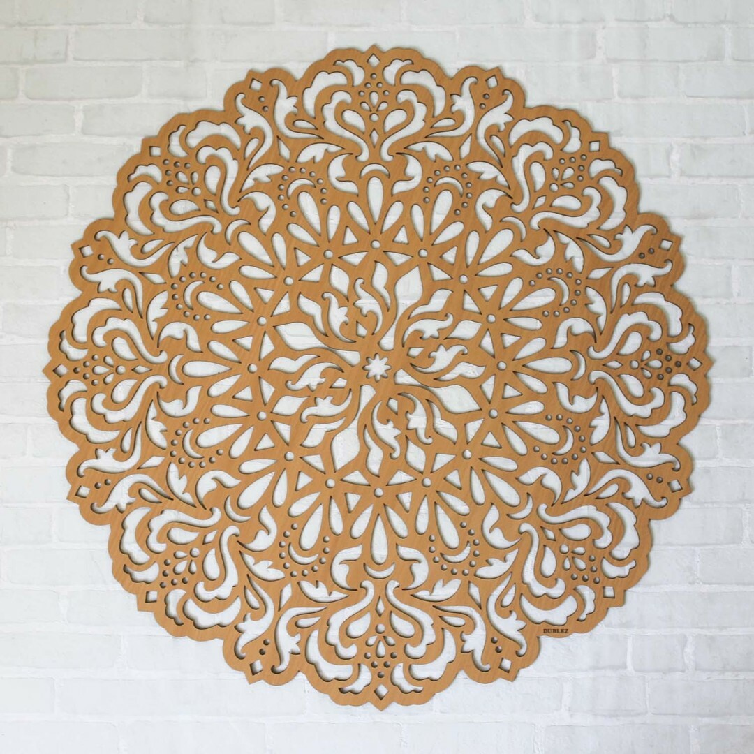 Wooden Mandala Wall Art - Passion | Beech