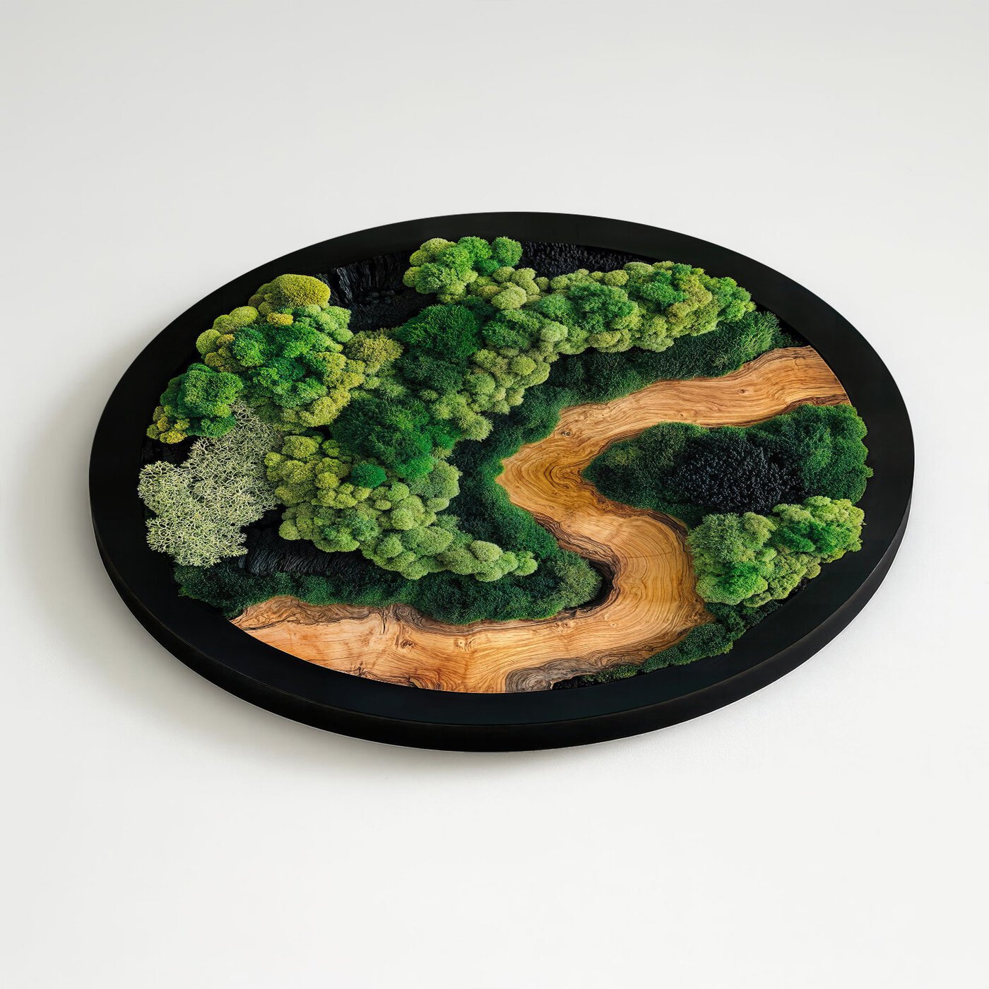 Round Moss Wall Art - Rin no Mori