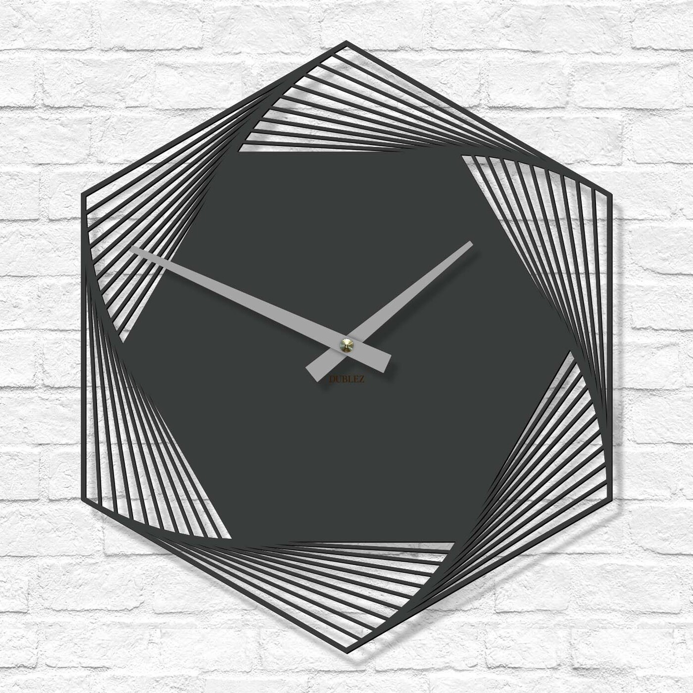 Modern Wall Clock - Elegance | Anthracite Gray