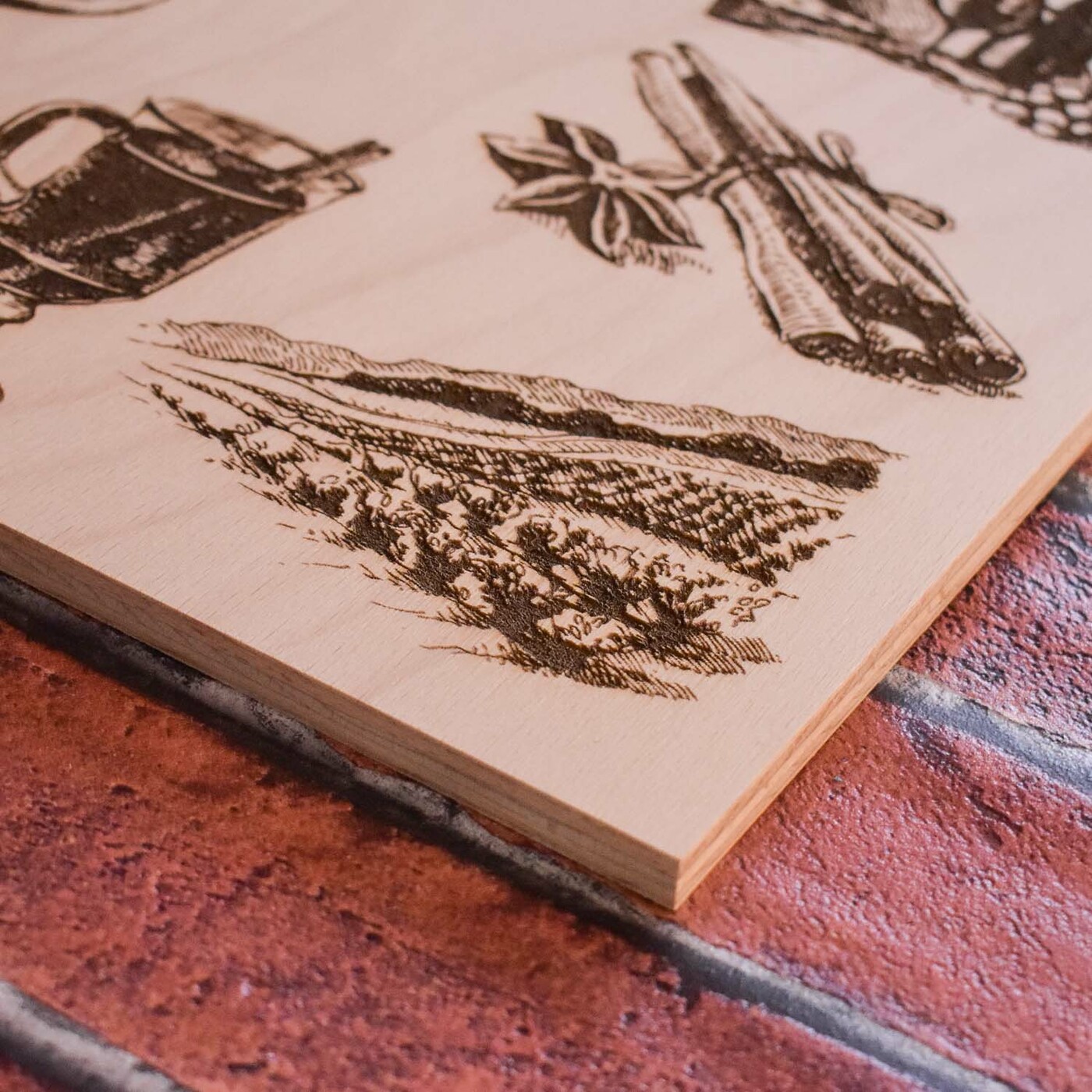 Wooden Wall Art - Mulled Wine | Beech plywood