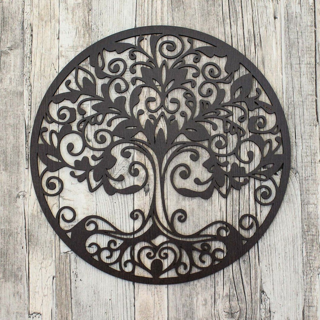 Tree of Life Orient - Wooden Decoration | Wenge