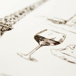 Wooden 3D Picture for Apartment - Paris | White