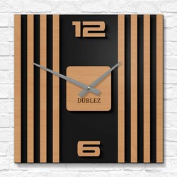 Luxury Wooden Clock - Slats | Beech