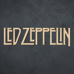 Wooden Picture - Led Zeppelin Logo | Maple