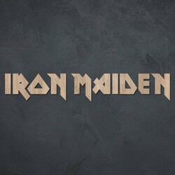 Wooden Logo - Iron Maiden | Oak Sonoma