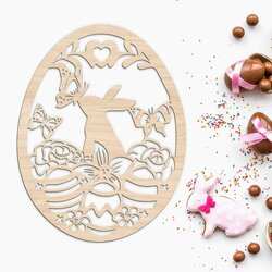 Easter Window Decoration - Bunny