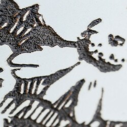 Wooden Picture for the Kitchen - Flowers