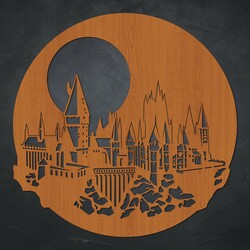 Harry Potter Wall Art - Hogwarts | Cherry