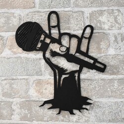 Falikép - Hard rock | Fekete