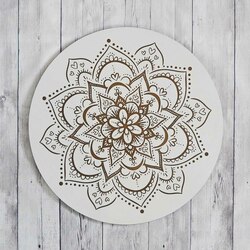 Wooden Mandala of Love