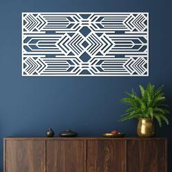 3D Abstract Panel - Exodus | White