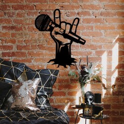 Falikép - Hard rock | Fekete