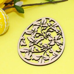 Large Patterned Easter Egg