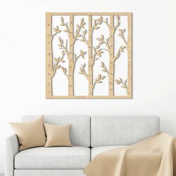 Wooden Wall Art - Birch | Maple