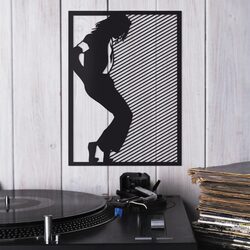 POP ART Wall Art - Michael Jackson | Black