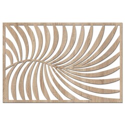 Wooden Wall Art - Leaf | Oak Sonoma