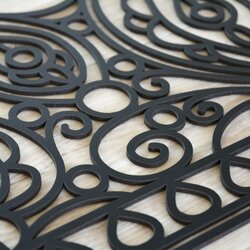 Decorative Crowns - Wall Art above the Bed - Queen and King | Black