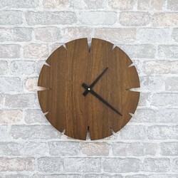 Modern Wall Clock | Walnut