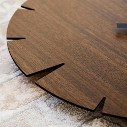 Modern Wall Clock | Walnut