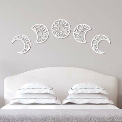 Multi-Part Wooden Picture - Months | White