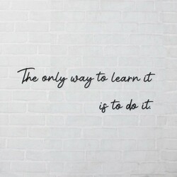 Wall Sticker - Motivational Quote | Black