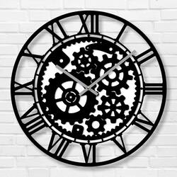 Industrial Wall Clock - Technician | Black