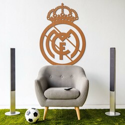 Wooden Wall Decoration - FC Real Madrid | Cherry