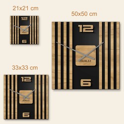 Luxury Wooden Clock - Slats