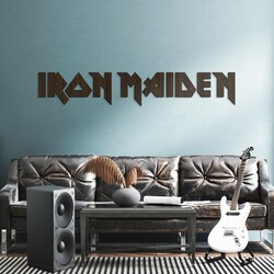 Wooden Logo - Iron Maiden | Wenge