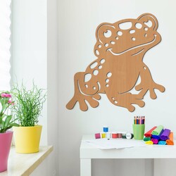 Wooden Children's Wall Art - Frog | Beech