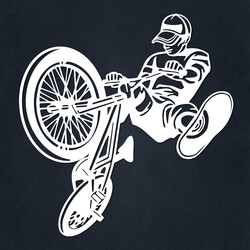 Falikép - Street bicycle | Fehér