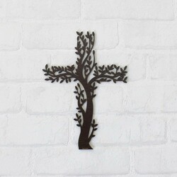 Wooden Cross on the Wall | Wenge