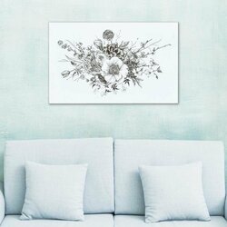 Nice Picture Above the Sofa - Flowers