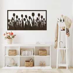 Cut-out Wall Art - Tulips | Wenge