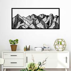 Modern Wall Art - Mountains | Black