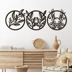 Multi-part Wall Art - Plants | Wenge