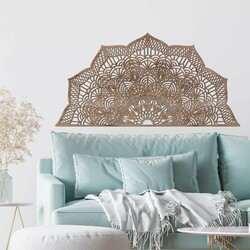 Wooden Decoration - Charming Mandala | Tobacco Oak