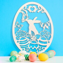 Easter Window Decoration - Bunny