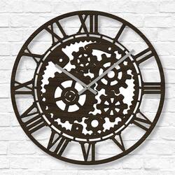 Industrial Wall Clock - Technician | Wenge