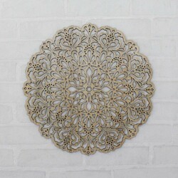 Wooden Mandala Wall Art - Passion | Oak Sonoma