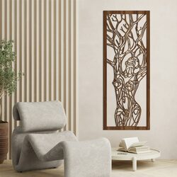 Wooden Home Decor - Woman's Tree | Walnut