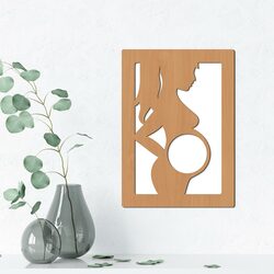 Wooden Ultrasound Picture Frame | Biela / Buk
