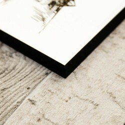 Wooden 3D Picture for Apartment - Paris | White